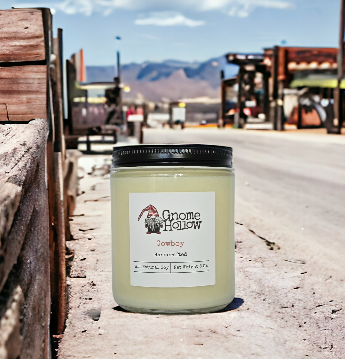 Cowboy Scented Soy Candle