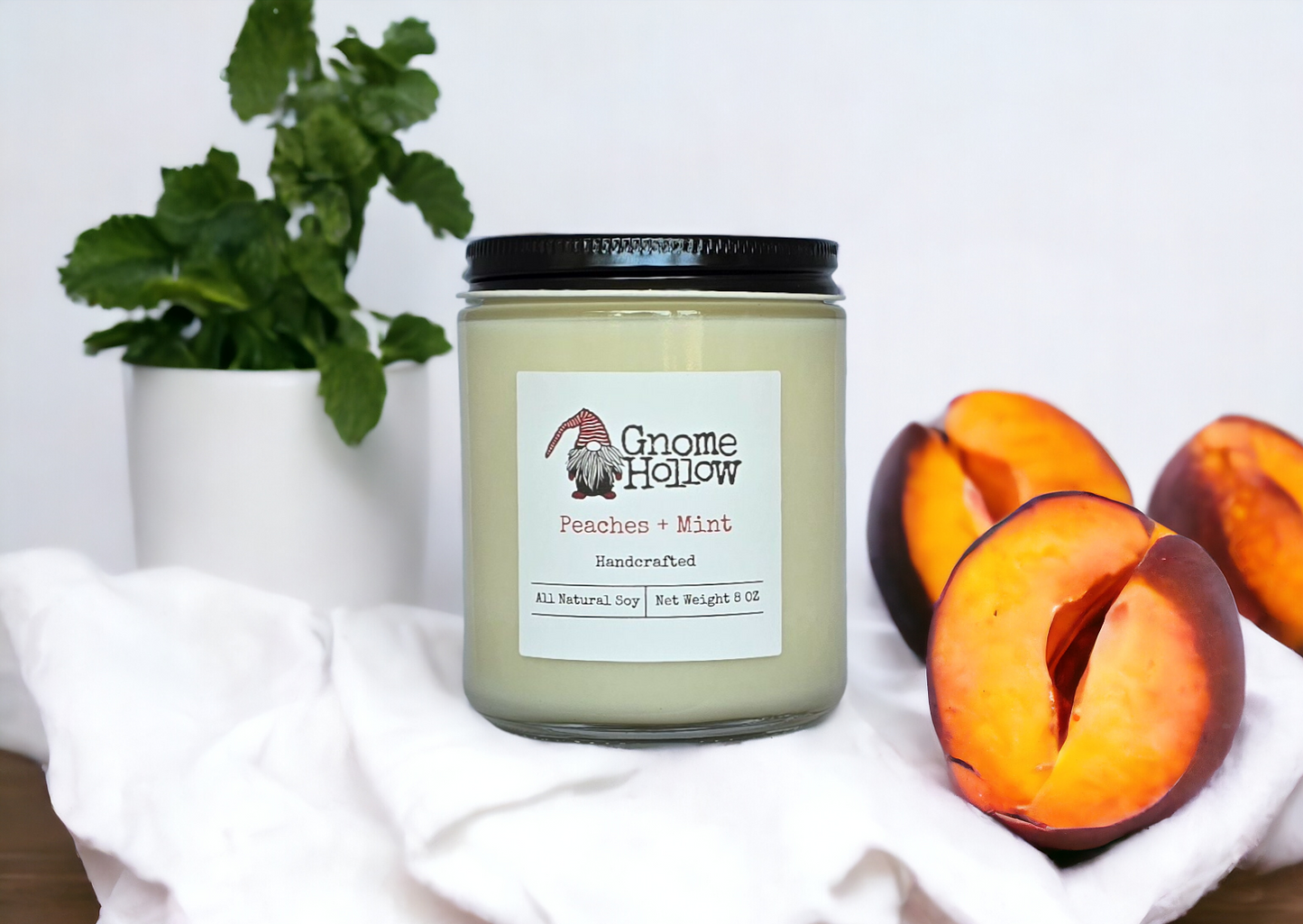 Peaches & Mint: Sweet & Refreshing