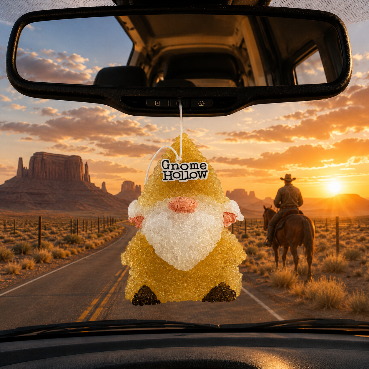 Cowboy Air Freshener: Rugged meets Refined