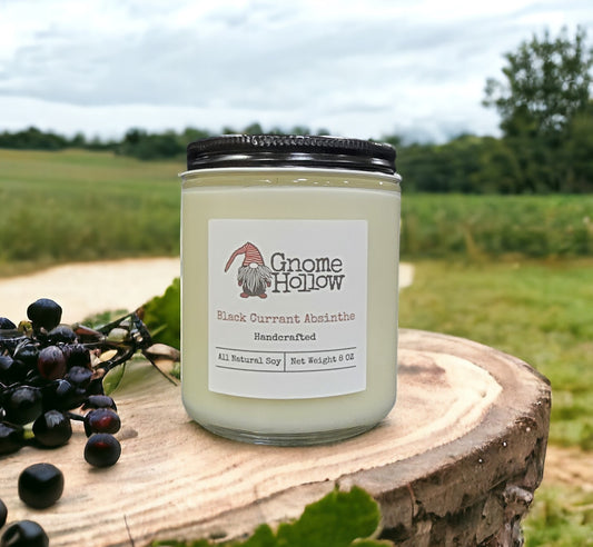 Black Currant Absinthe Scented Soy Candle
