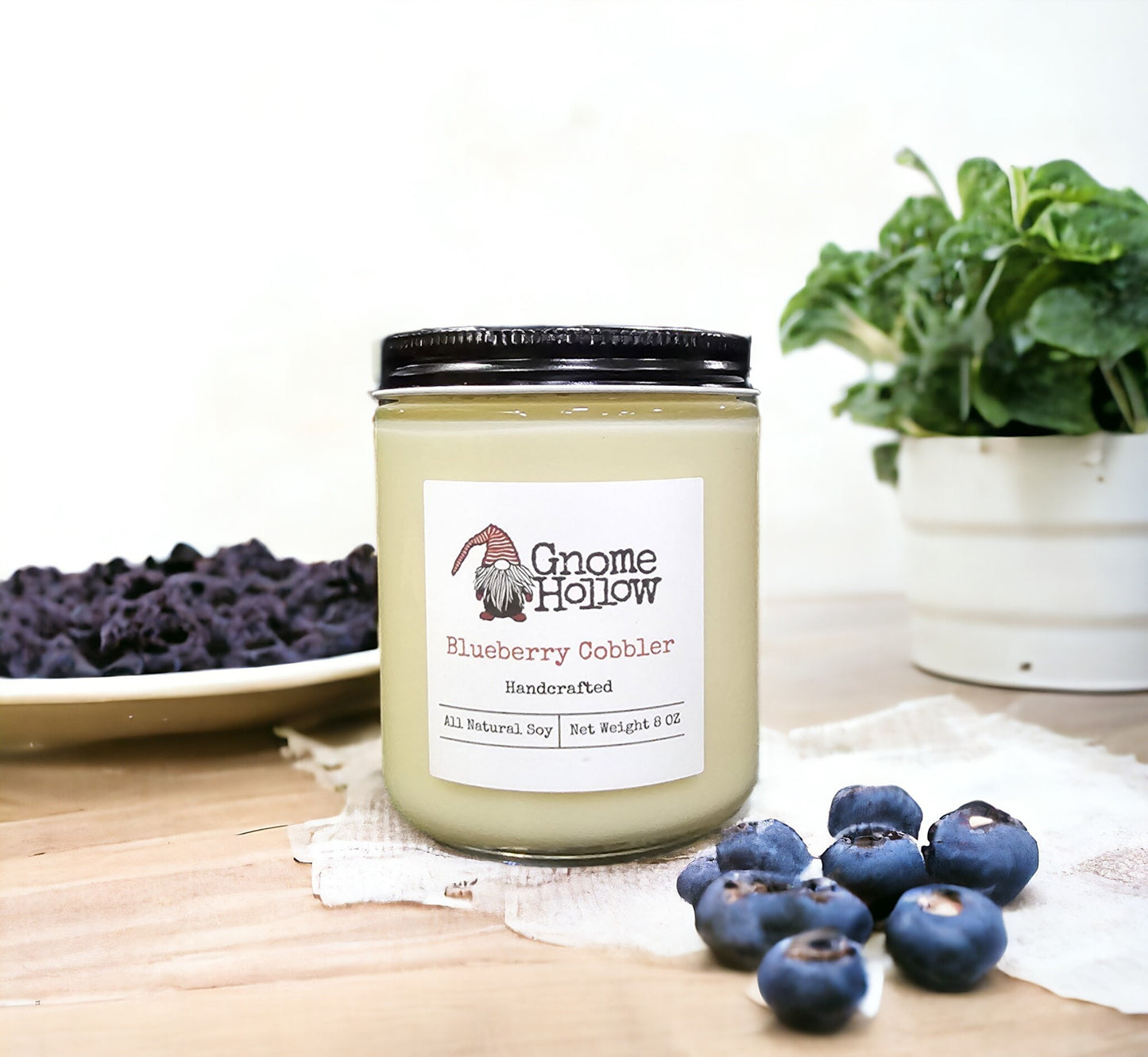 Blueberry Cobbler Scented Soy Candle