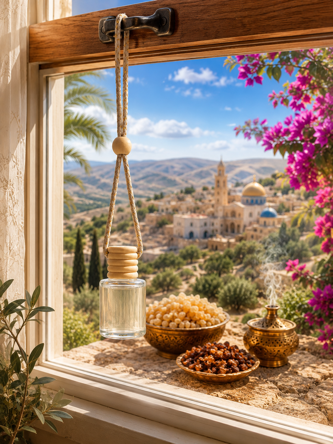 Frankincense + Myrrh Hanging Diffuser: Warm & Captivating