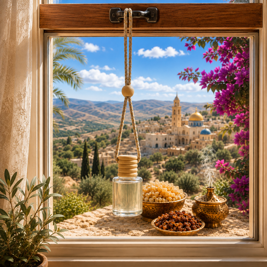 Frankincense + Myrrh Hanging Diffuser: Warm & Captivating