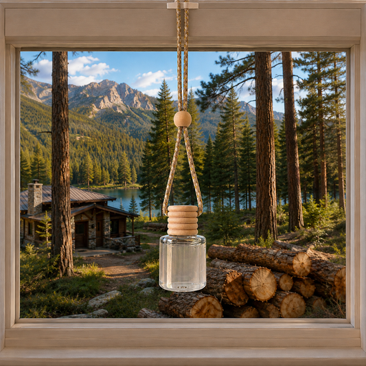 Mahogany Teakwood Hanging Diffuser: Rugged Sophistication