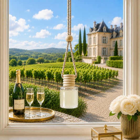 Champagne Hanging Diffuser: Elegance on the Go