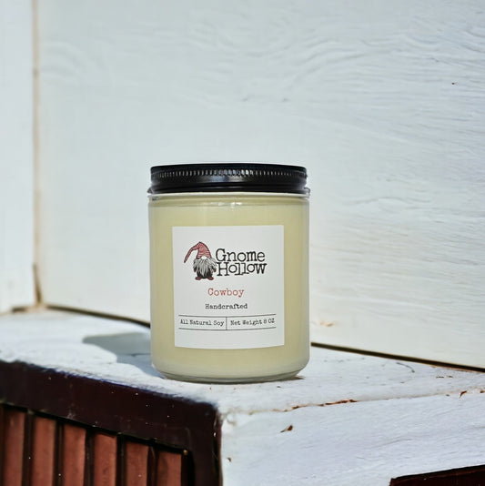 Cowboy Scented Soy Candle