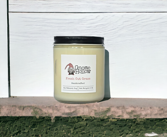 Fresh Cut Grass Scented Soy Candle