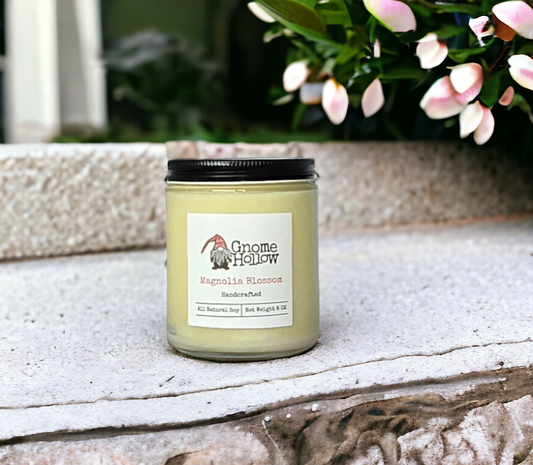 Magnolia Blossom Scented Soy Candle.