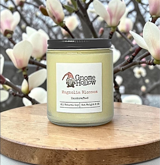 Magnolia Blossom Scented Soy Candle.