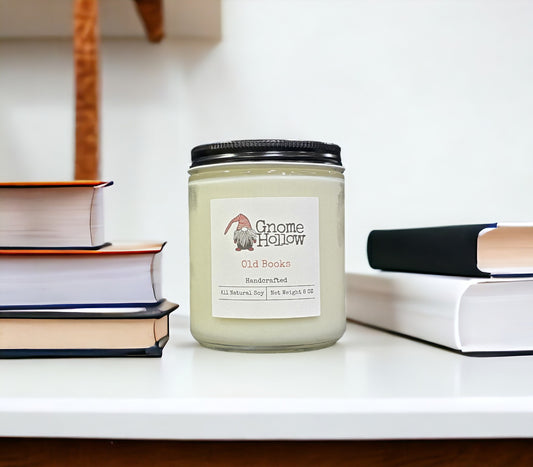 Old Books Scented Soy Candle