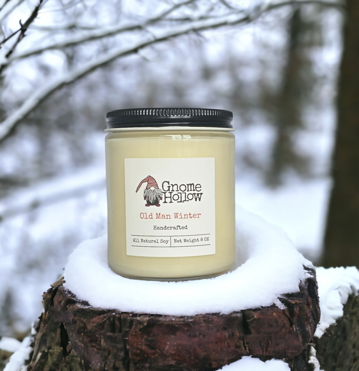 Old Man Winter Scented Soy Candle