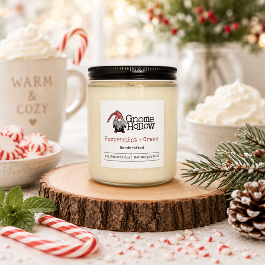 Peppermint + Cream: Cool Meets Warmth