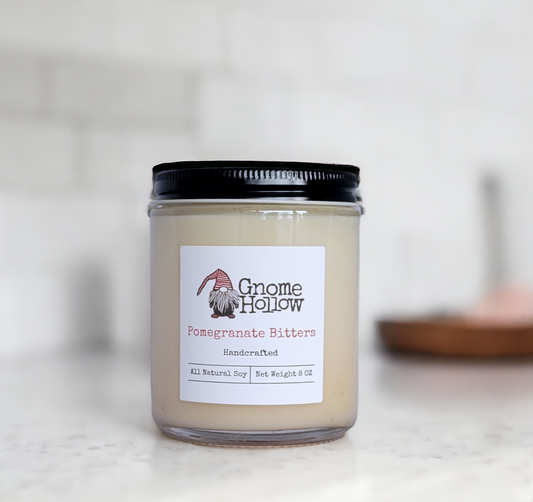Pomegranate Bitters Scented Soy Candle