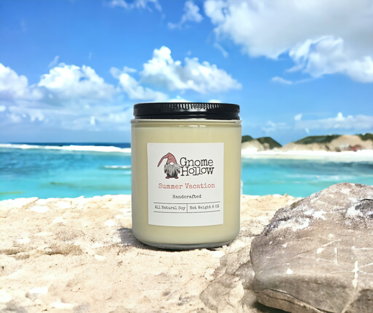 Summer Vacation Scented Soy Candle