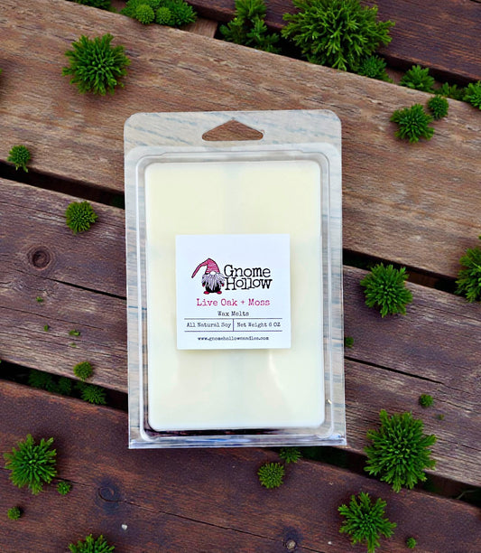 New! Live Oak + Moss 6 oz Wax Melt