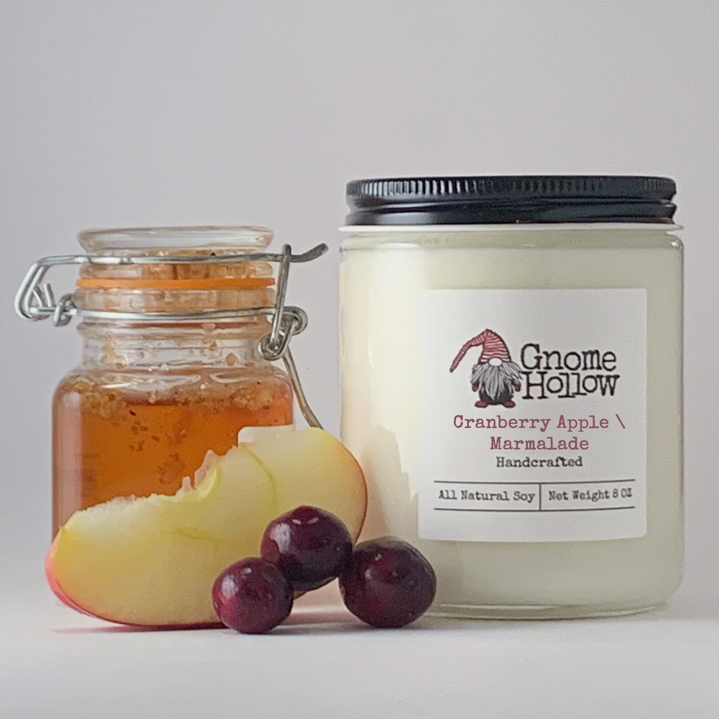Cranberry Apple Marmalade Scented Soy Candle