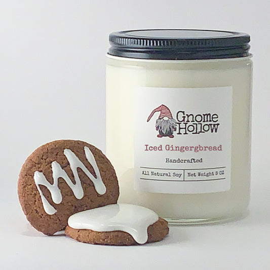 Iced Gingerbread Scented Soy Candle