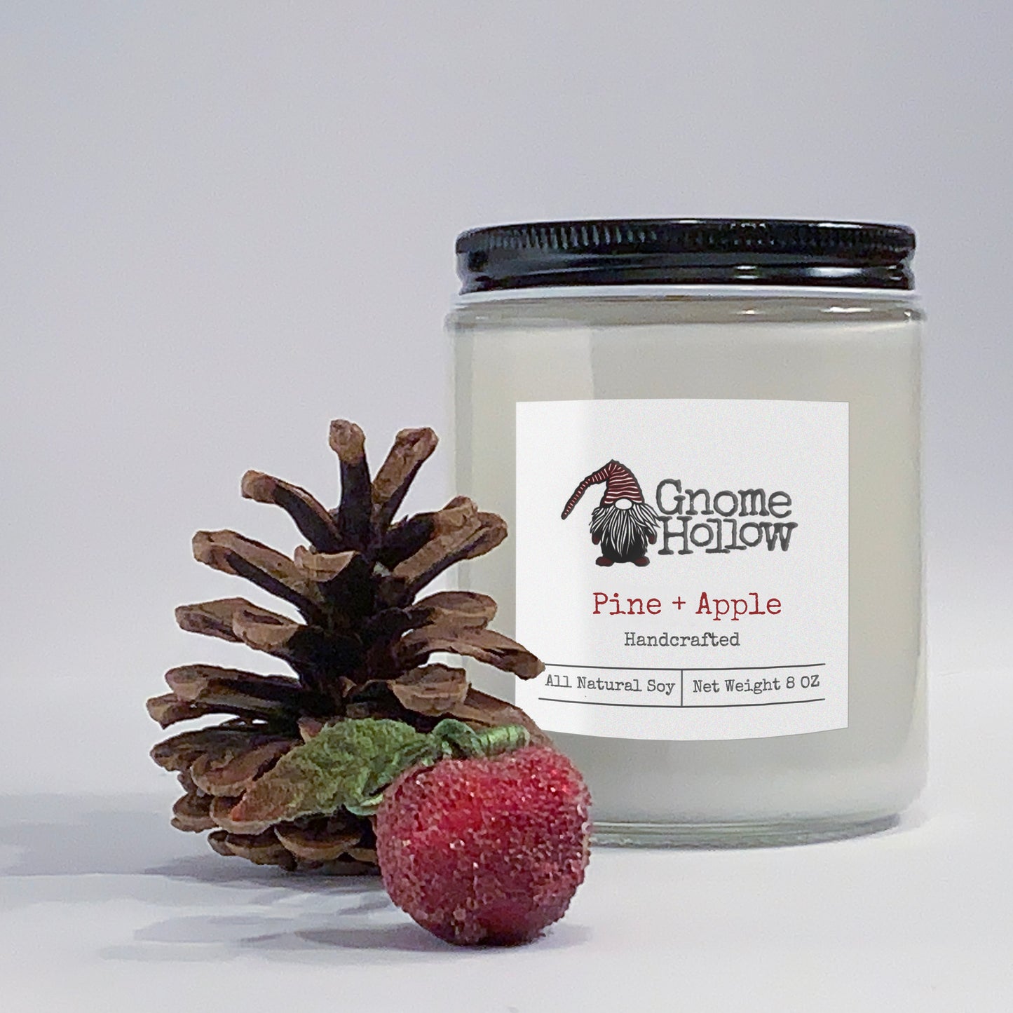 Pine+Apple Scented Soy Candle